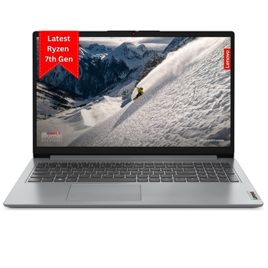 Lenovo IdeaPad Slim 1 AMD Ryzen 3 7320U 15.6" (39.62cm) FHD Laptop (8GB/512GB SSD/Win 11/Office 2021/2 Year Warranty/Alexa Built-in/3 Month Game Pass/Cloud Grey/1.58Kg)